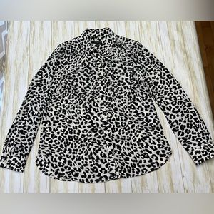 Talbots Leopard Print Blouse